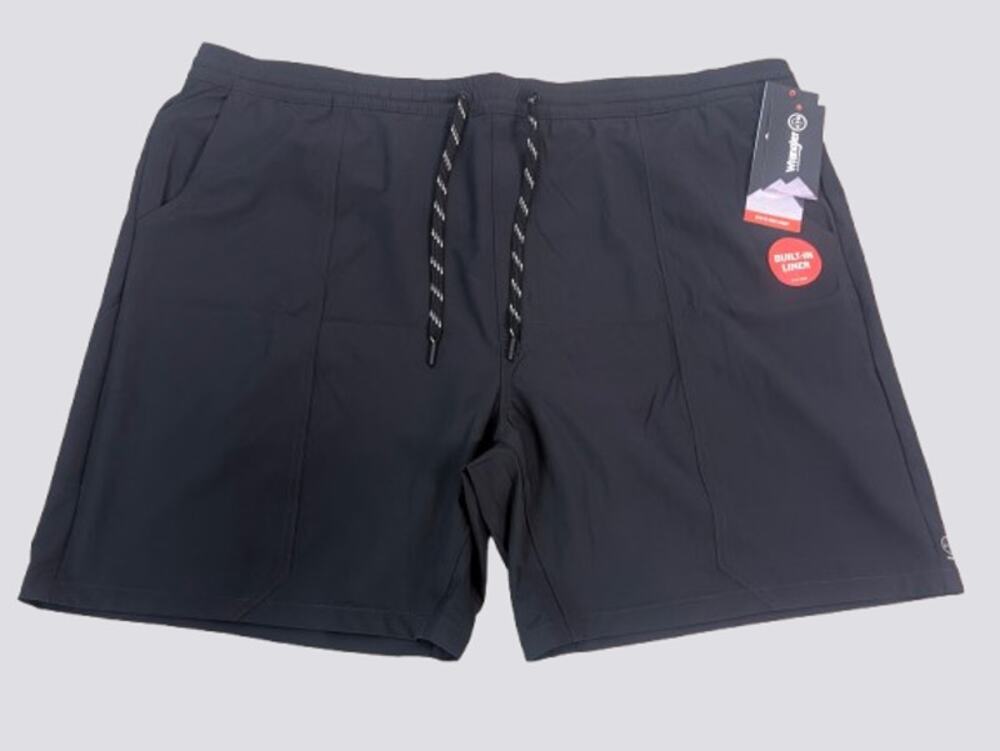 Mens ATG WRANGLER Gym to Trail Shorts | Built in Liner | Size XXL | NWT